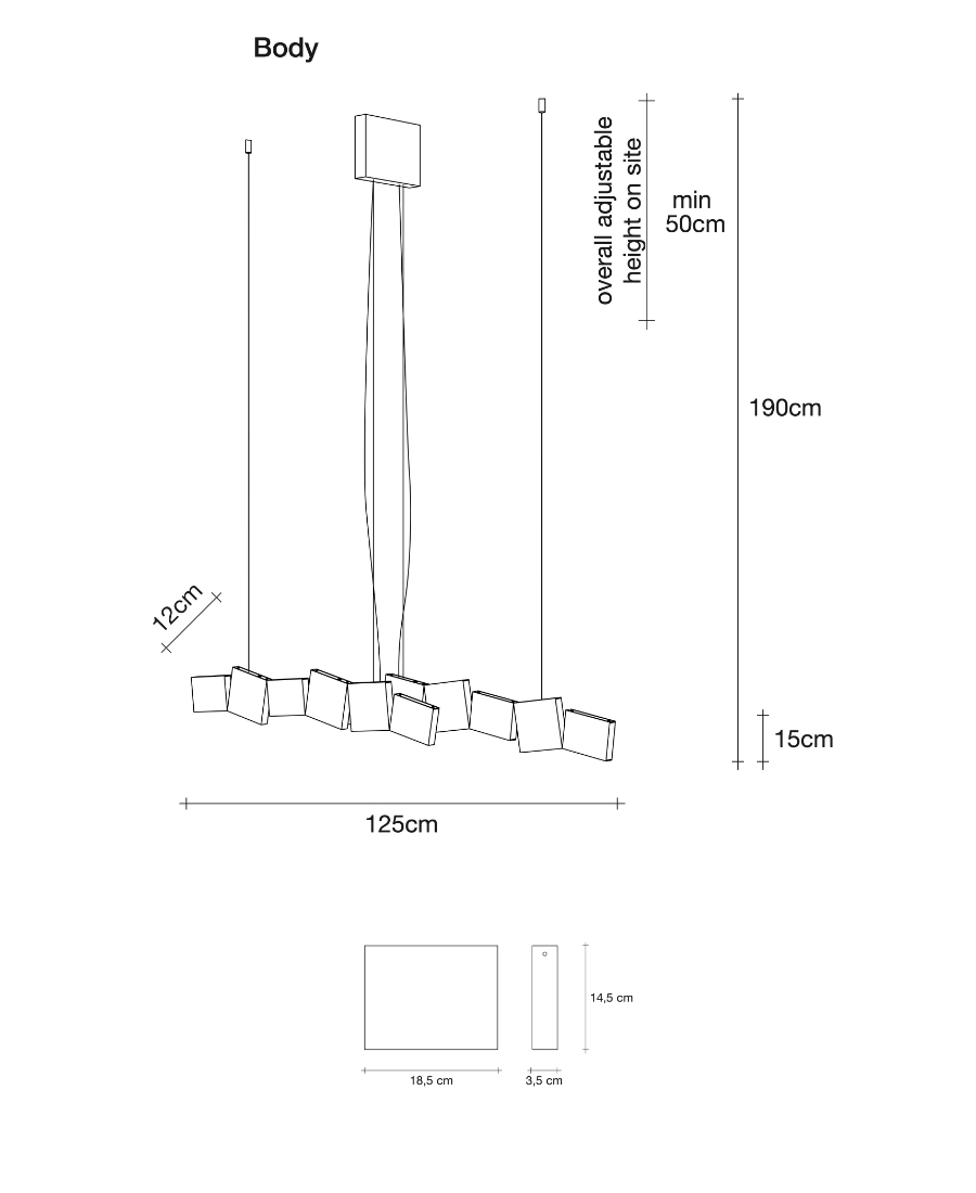 Gaia Linear Chandelier
