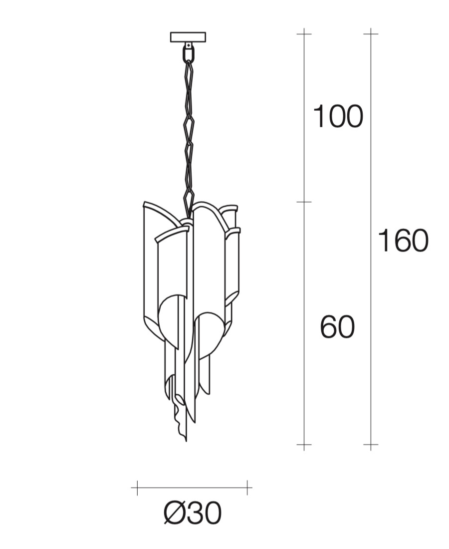 Stream Mini Chandelier