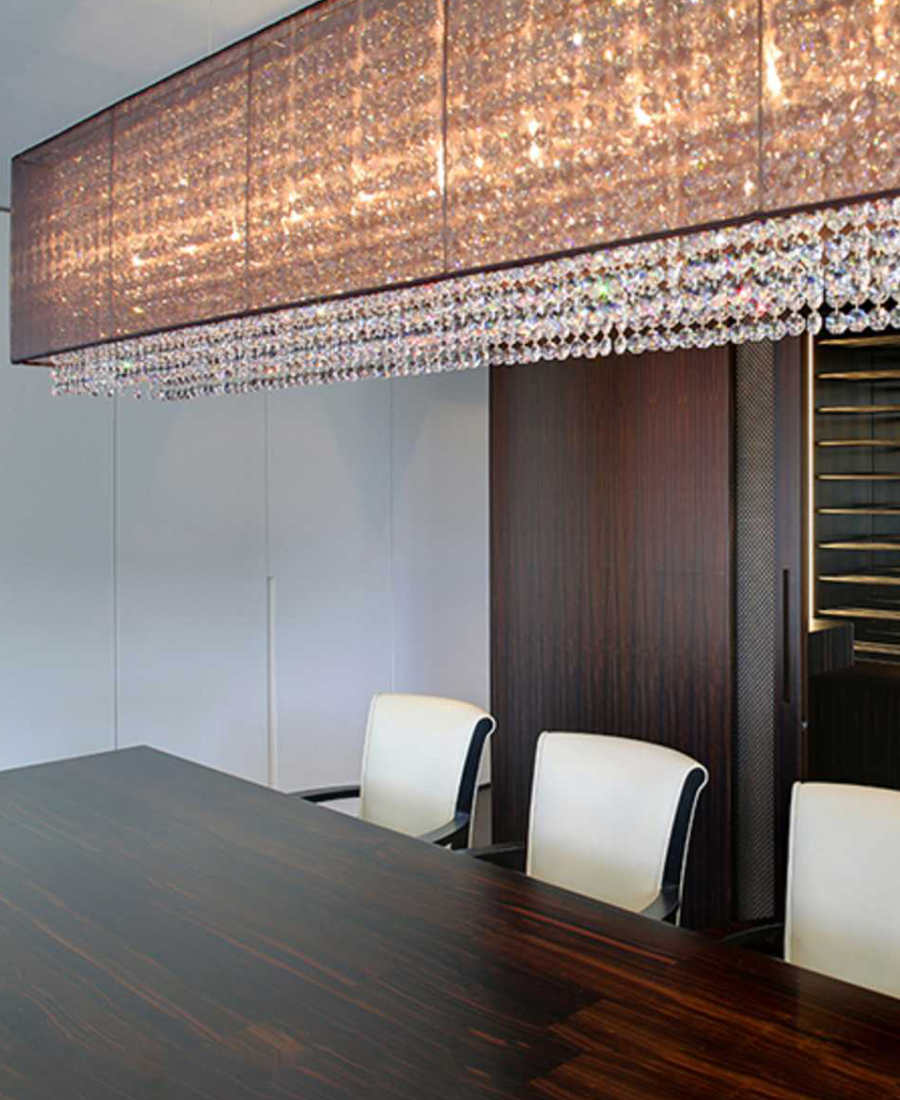 Windfall Scarlett pendant light square