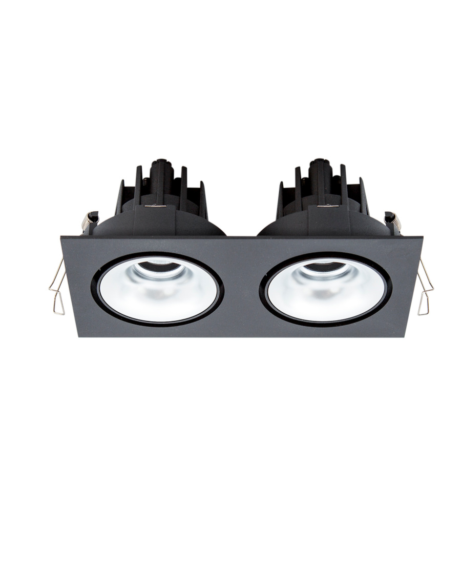 CEVON DARK ART SMALL DOUBLE TILT/ROTATE 2X 11W